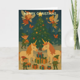 Magical Christmas Time Custom Christmas Greeting カード