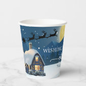 Magical Christmas Winter Wonderland Paper Cups 紙コップ (正面)