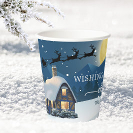 Magical Christmas Winter Wonderland Paper Cups 紙コップ