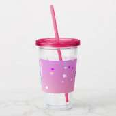 Magical color start white unicorn アクリルタンブラー (左)