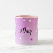 Magical color start white unicorn マグカップ (中央)