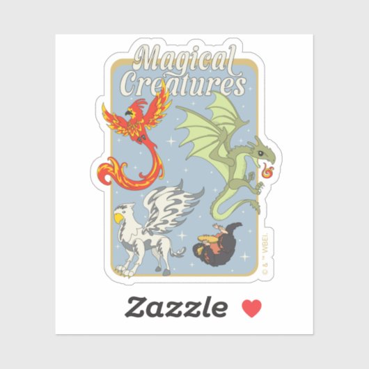 Magical Creatures Vintage Graphic シール (シート)