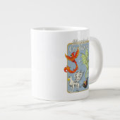 Magical Creatures Vintage Graphic ジャンボコーヒーマグカップ (正面右)