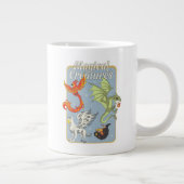 Magical Creatures Vintage Graphic ジャンボコーヒーマグカップ (右)