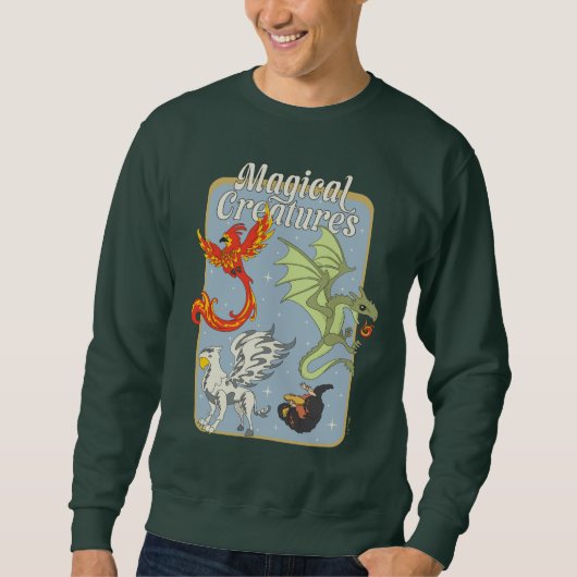 Magical Creatures Vintage Graphic スウェットシャツ (正面)