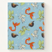 Magical Creatures Vintage Pattern ノートブック (裏面)