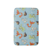 Magical Creatures Vintage Pattern バスマット (正面縦)