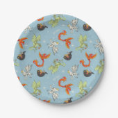 Magical Creatures Vintage Pattern ペーパープレート (正面)