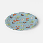 Magical Creatures Vintage Pattern ペーパープレート (アングル)