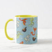 Magical Creatures Vintage Pattern マグカップ (左)