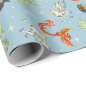 Magical Creatures Vintage Pattern ラッピングペーパー (ロールコーナー)