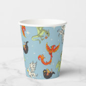 Magical Creatures Vintage Pattern 紙コップ (正面)