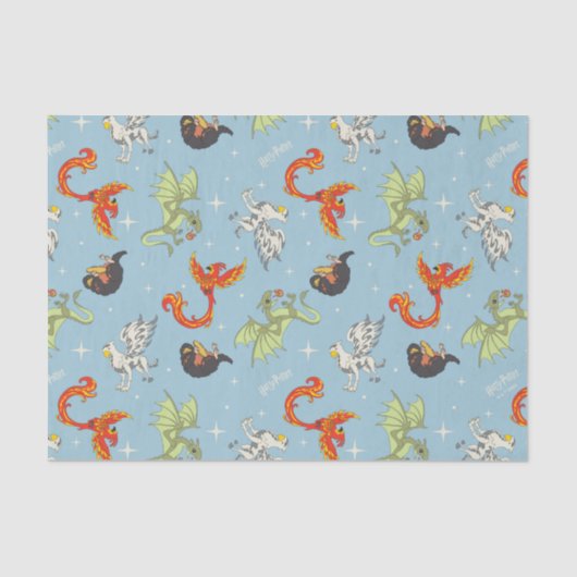 Magical Creatures Vintage Pattern 薄葉紙 (正面)