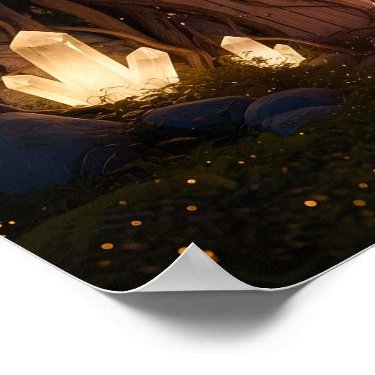 Magical Crystal Gate in the Twilight Forest ポスター (角)