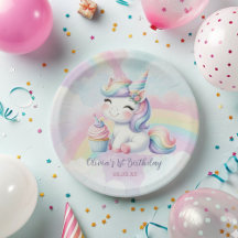 Magical Cute Unicorn Rainbow Birthday 