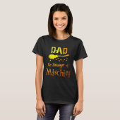 Magical Dad, Manager Of Mischief Birthday Family M Tシャツ (正面フル)