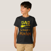Magical Dad, Manager Of Mischief Birthday Family M Tシャツ (正面フル)