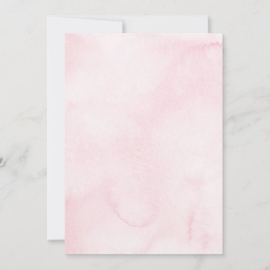 Magical Day Unicorn and Rainbows Birthday 招待状 (裏面)