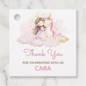 Magical Day Unicorn Birthday Party  フェイバータグ (正面)