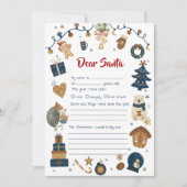 Magical Dear Santa Letter for Kids – Wish List シーズンカード (正面)