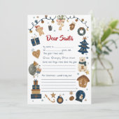 Magical Dear Santa Letter for Kids – Wish List シーズンカード (スタンド正面)