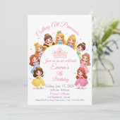 Magical Disney Princess Birthday Card for Girls シーズンカード (スタンド正面)