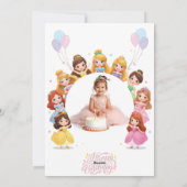 Magical Disney Princess Birthday Card for Girls シーズンカード (裏面)