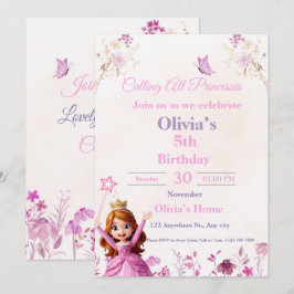 Magical Disney Princess Birthday Card for Girls シーズンカード