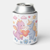 Magical Dragon and Unicorn Heart Can Cooler 缶クーラー (缶裏面)