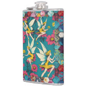 Magical Fairies And Floral Hexagon Patchwork フラスク (左)