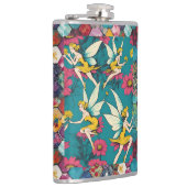 Magical Fairies And Floral Hexagon Patchwork フラスク (右)