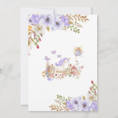 Magical Fairy 1st Birthday Invitation 招待状 (裏面)