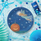 Magical Fairy and Jack O'Lantern Halloween party ペーパープレート (パーティー)