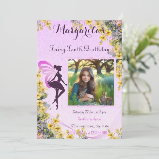 Magical Fairy Birthday 招待状 (スタンド正面)