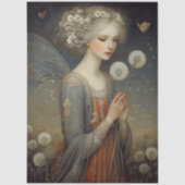 Magical Fairy & Dandelion Field Decoupage Art 薄葉紙 (正面)