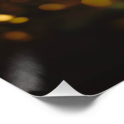 Magical Fairy Enchanted Forest Fall Autumn Pixie ポスター (コーナー)