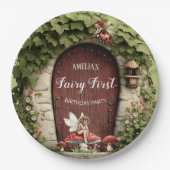 Magical Fairy First Birthday Party ペーパープレート (正面)