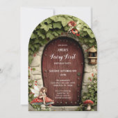 Magical Fairy First Birthday Photo Birthday 招待状 (正面)