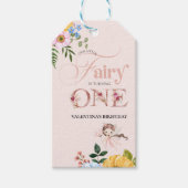 Magical Fairy Floral Garden Pixie Girls Birthday  ギフトタグ (正面)