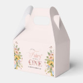 Magical Fairy Floral Garden Pixie Girls Birthday フェイバーボックス (正面サイド)