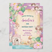 Magical Fairy Garden 招待状 (正面/裏面)