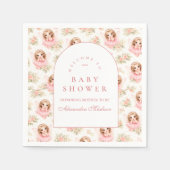 Magical Fairy Garden Baby Shower スタンダードカクテルナプキン (正面)