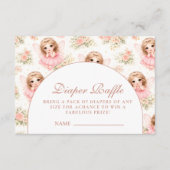 Magical Fairy Garden Baby Shower Diapper Raffle エンクロージャーカード (正面)