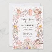 Magical Fairy Garden Baby Shower Invitatio 招待状 (正面)