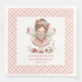Magical Fairy Girl 3rd Birthday Blush Floral  (正面)