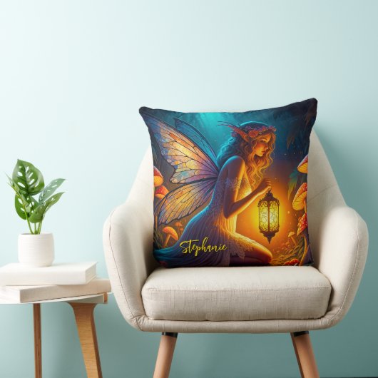 Magical Fairy In The Fantasy Garden  クッション (椅子)