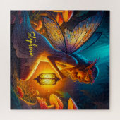 Magical Fairy In The Fantasy Garden  ジグソーパズル (横)