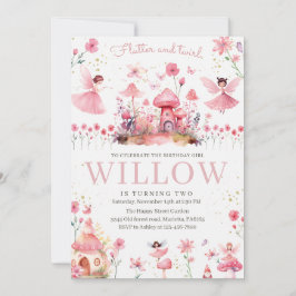 Magical Fairy Invitation for Birthday Tea Party  招待状