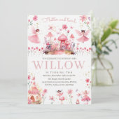 Magical Fairy Invitation for Birthday Tea Party  招待状 (スタンド正面)