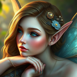 Magical Fairy Princess Decoupage Paper 薄葉紙